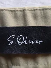 Vorschaubild 4 von Damen Stoffhose Beige Gr. 42 Business Elegant Baumwolle