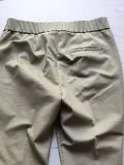 Vorschaubild 2 von Damen Stoffhose Beige Gr. 42 Business Elegant Baumwolle