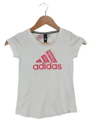 Vorschaubild 1 von T-Shirt Mädchen Gr. 128 Weiß Sportlich Casual Logo-Print
