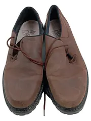 Vorschaubild 2 von Damen Schnürschuhe Leder Braun Größe 38 Lug Sole Casual