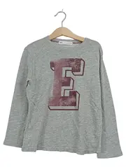Vorschaubild 1 von Kids Langarmshirt Gr. 116 Grau E-Print Jungen Mädchen