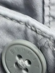 Vorschaubild 6 von Damen Stoffhose Chino Gr. 38 Grau Baumwolle Casual