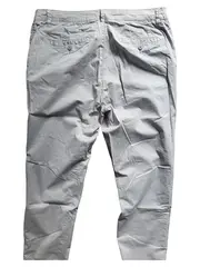 Vorschaubild 2 von Damen Stoffhose Chino Gr. 38 Grau Baumwolle Casual