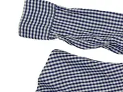 Vorschaubild 4 von BENETTON Hemdbluse Damen Gr. 36/S kariert blau Baumwolle Langarm Casual