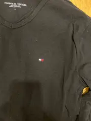 Vorschaubild 3 von Langarmshirt Herren S schwarz V-Ausschnitt Basic Longsleeve