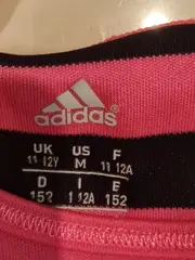 Vorschaubild 5 von Mädchen T-Shirt Gr. 152 Pink Schwarz Gestreift Climalite Sport