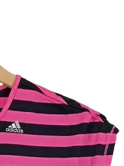 Vorschaubild 3 von Mädchen T-Shirt Gr. 152 Pink Schwarz Gestreift Climalite Sport