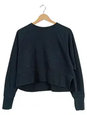Vorschaubild 1 von Dri-Fit Damen Crop Sweatshirt Schwarz Gr. S 36 Sportlich