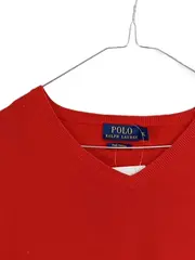 Vorschaubild 5 von Herren Pullover V-Ausschnitt Rot Pima Cotton Gr. XL