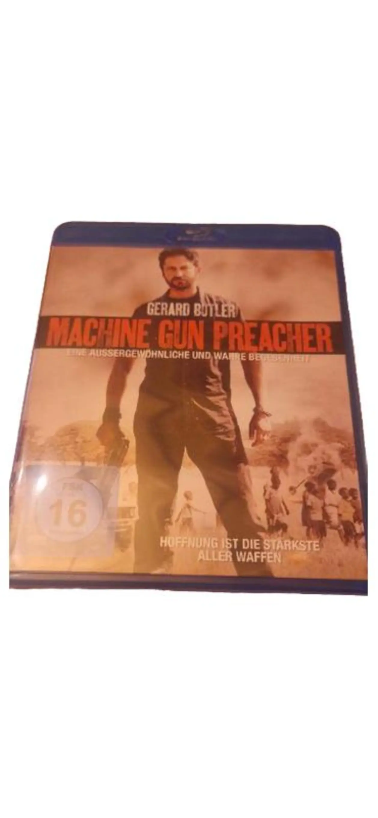 MARKENLOS Machine Gun Preacher Blu-Ray Gerard Butler Biografischer Film FSK 16