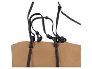 Vorschaubild 2 von Strobkorb Tasche Henkeltasche Damen Braun Lederdetails Freizeit M