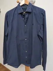 Vorschaubild 4 von Herren Business Hemd Blau XXL Grafisch Langarm