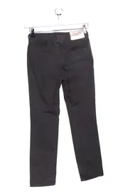 Vorschaubild 2 von Damen Mom Jeans Grau Gr. 38/M Casual Uni Baumwolle Knopf Logo