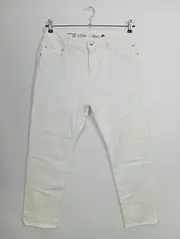 Vorschaubild 2 von Damen Jeans Girlfriend Regular Fit Gr. 38 M Weiß Casual