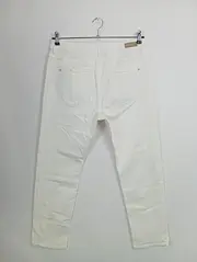 Vorschaubild 3 von Damen Jeans Girlfriend Regular Fit Gr. 38 M Weiß Casual