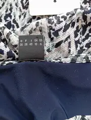 Vorschaubild 4 von Damen Bluse Langarm Abstrakt Mehrfarbig Gr. 36/S