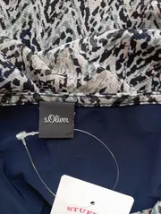 Vorschaubild 3 von Damen Bluse Langarm Abstrakt Mehrfarbig Gr. 36/S