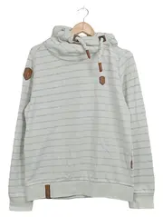 Vorschaubild 1 von Kapuzenpullover Herren Gr. M Weiß Gestreift Maritim Hoodie