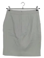 Vorschaubild 2 von Damen Faltenrock Gr. 36/S Grau Business Elegant Midirock