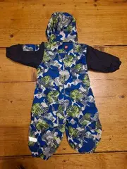 Vorschaubild 2 von Wear Schneeanzug Overall Gr. 74 Blau Camouflage Jungen Winter