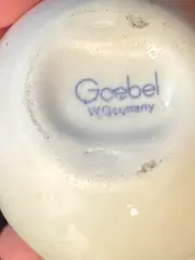 Vorschaubild 2 von Osterhase im Ei Dekofigur Keramik Beige 8,5cm Festlich Traditionell