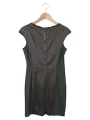 Vorschaubild 2 von Etuikleid Damen Gr. 36/S Grau Business Elegant Polyester