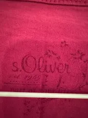 Vorschaubild 2 von Damen T-Shirt Gr. 42/XL Pink Baumwolle Casual Kurzarm