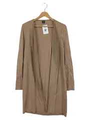 Vorschaubild 1 von Damen Strickjacke Cardigan Gr. 38/M Beige Elegant Klassisch