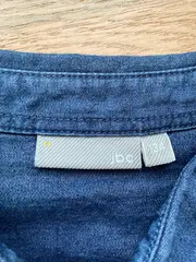 Vorschaubild 11 von Kinder Jeanshemd Freizeithemd Gr. 134 Blau Baumwolle Langarm