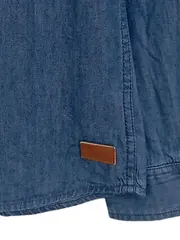 Vorschaubild 8 von Kinder Jeanshemd Freizeithemd Gr. 134 Blau Baumwolle Langarm