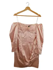 Vorschaubild 1 von Cocktailkleid Damen Gr. 40/L Rosa Elegant Off-Shoulder