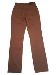 Vorschaubild 2 von Damen Jeans Straight Leg Gr. 38 Braun Casual Hose