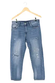 Vorschaubild 1 von Damen Jeans Wide Fit Blau W29/38 Distressed Casual Streetwear