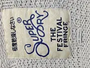 Vorschaubild 3 von Damen Strickjacke Grau 34/XS Fransen Bohemian Cardigan