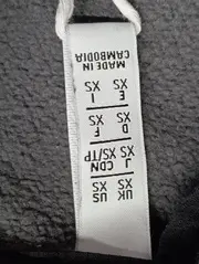 Vorschaubild 4 von Damen Sweatjacke Kapuzenjacke Grau Gr. 34/XS Sportlich Reißverschluss