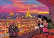 Vorschaubild 2 von Disney Puzzle 1000 Teile Mickey Minnie Paris Eiffelturm