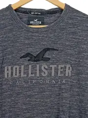 Vorschaubild 2 von Herren T-Shirt Grau Meliert Gr. XL Logo-Print Baumwolle