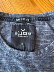 Vorschaubild 4 von Herren T-Shirt Grau Meliert Gr. XL Logo-Print Baumwolle