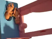 Vorschaubild 2 von Prinzessinnen Feen Babyzimmer Spielset Puppenhaus Rosa Kunststoff