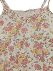 Vorschaubild 3 von Damen Blumen Top XL Baumwolle Mehrfarbig Casual Trägertop
