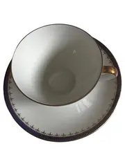 Vorschaubild 1 von Tasse mit Untertasse Porzellan Weiß Klassisch 200ml