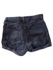 Vorschaubild 2 von MNG Damen Jeans Shorts Gr. 36 Schwarz Casual Denim Sommer Hotpants