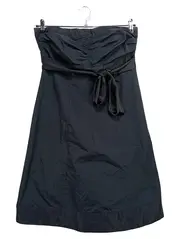 Vorschaubild 1 von Abendkleid Damen 38/M Schwarz Elegant Trägerlos Raffungen