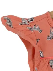 Vorschaubild 4 von Kinder T-Shirt Zebramuster Rosa Gr. 104/110 Baumwolle