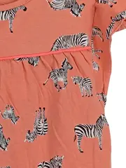 Vorschaubild 3 von Kinder T-Shirt Zebramuster Rosa Gr. 104/110 Baumwolle