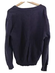Vorschaubild 2 von Casa Moda Herren Strickjacke Lila Gr. 48/M Wolle Casual