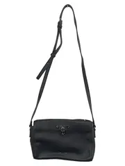 Vorschaubild 1 von Damen Umhängetasche Crossbody Bag Schwarz Leder