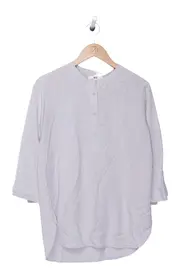 Vorschaubild 1 von Bluse Damen Grau Gr. 36/S Business Elegant Minimalistisch 3/4-Arm