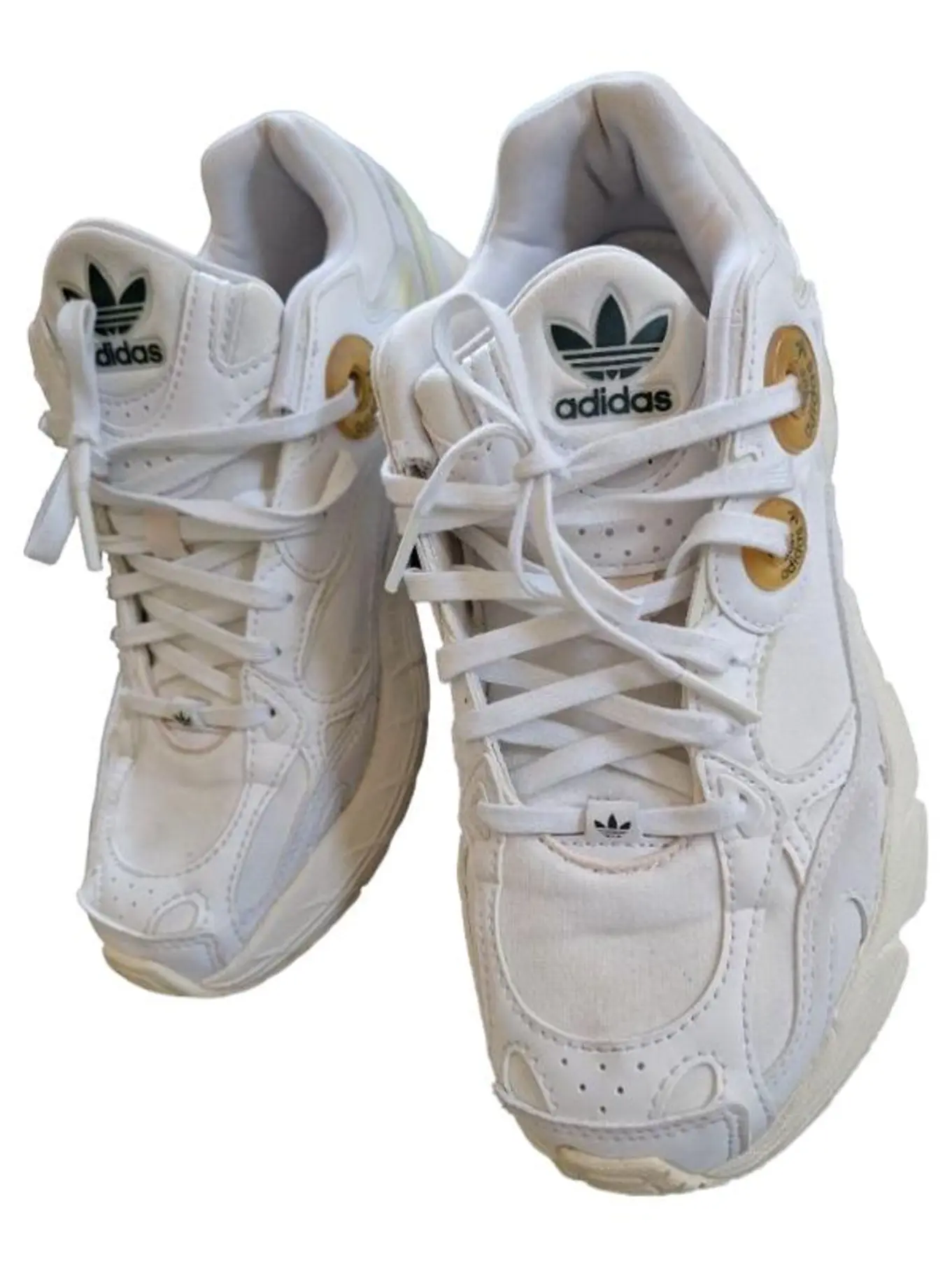 ADIDAS Sneaker low Damen Größe 38 Weiß Freizeitschuh Sportschuh