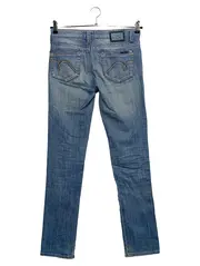 Vorschaubild 2 von Damen Jeans Straight Leg W26/L32 Blau Baumwolle Elasthan Lindy